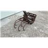 Image 5 : Vintage Hand-Push Garden Cultivator with Rotary Blades and Wooden T-Handle