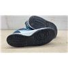 Image 3 : Nike Court Force High Sneakers in White, Navy Blue, and Light Blue, Sz 11
