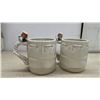 Image 3 : Nautical-Themed Ceramic Mug Set with Sailor Figurines, Vase, and Dish, Nine Pieces