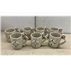Image 5 : Nautical-Themed Ceramic Mug Set with Sailor Figurines, Vase, and Dish, Nine Pieces