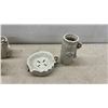 Image 7 : Nautical-Themed Ceramic Mug Set with Sailor Figurines, Vase, and Dish, Nine Pieces