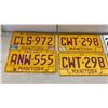 Image 2 : Collection of Vintage Manitoba License Plates, 1970-1990s, and Red River Exhibition Sign