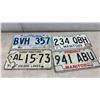 Image 5 : Collection of Vintage Manitoba License Plates, 1970-1990s, and Red River Exhibition Sign