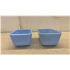 Image 2 : Vintage Pyrex: 2 Refrigerator Dishes and Pie Plate