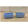 Image 4 : Vintage Pyrex: 2 Refrigerator Dishes and Pie Plate