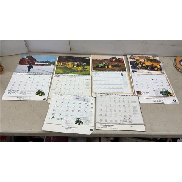 John Deere Wall Calendars 1992-2000 from Nunn's and Countryside Equipment and More