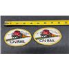 Image 2 : Labatt's and Drewrys Bottle Openers and 2 CN Rail Embroidered Patches