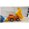 Image 9 : Fisher-Price Mobile TV Unit, Husky Helper Front Loader & Jalopy