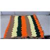 Image 5 : Two Handmade Crochet Afghan Blankets in Warm Tones