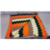 Image 7 : Two Handmade Crochet Afghan Blankets in Warm Tones