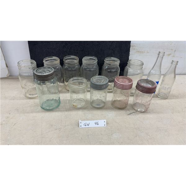 Gem Canning Jars, Jewel Jar, Whistle Soda Bottle, and More