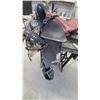 Image 3 : Western Show Parade Saddle with Red Seat, Black Basketweave Leather, Silver Conchos, 16"