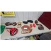 Image 1 : Leather Equestrian Breastcollar with Fleece Lining, Stirrups, Leg Wraps, and More