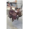 Image 1 : Western Saddleby Great West Saddlery Founded by E.F. Hutchings in Wpg Early 1880s 16" Seat Show