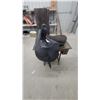 Image 1 : Black Leather Sidesaddle with Balance Strap Ascot Maker