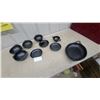 Image 1 : La Chamba Black Clay Pottery Collection, Assorted Serving Dishes and Bowls 9x