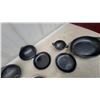 Image 3 : La Chamba Black Clay Pottery Collection, Assorted Serving Dishes and Bowls 9x