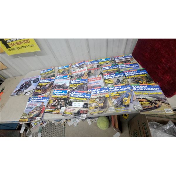 Collection of Model Railroader Magazines from Early to Mid-2000s and More