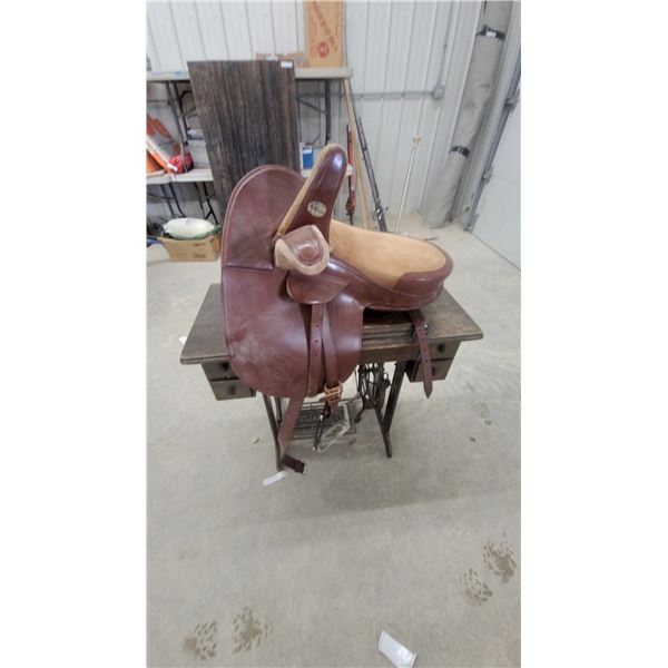 Elan by Collegiate English Side Saddle, Brown Leather with Suede Seat