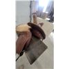 Image 5 : Elan by Collegiate English Side Saddle, Brown Leather with Suede Seat