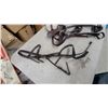 Image 4 : Horse Bridles and Black Synthetic Girths Including A.L.T. 30" Cinch and More