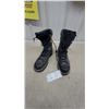 Image 1 : Mansur All-Weather Cold Weather Gore-Tex Black Leather Combat Boots Sz 8
