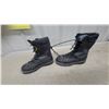 Image 2 : Mansur All-Weather Cold Weather Gore-Tex Black Leather Combat Boots Sz 8