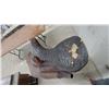 Image 2 : Black Leather Antique Side Saddle. Name Plate on Back is Ascot. 