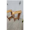 Image 2 : Pair of Wooden Saddle Stand