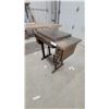 Image 2 : Antique Singer Treadle Sewing Machine Cabinet with Cast Iron Base and Drawers No Sewing Head