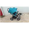 Image 7 : Bumbleride Indie Twin Side-By-Side Double Stroller in Teal with Car Seat Adapters
