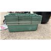 Image 5 : Black Plastic Stationary Compost Bin with Aeration Slots, Side Access Hatch, and Grated Base