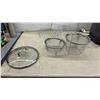 Image 3 : Pampered Chef Deluxe Pressure Cooker with Racks, Baskets, Lids. Base of Unit Missing