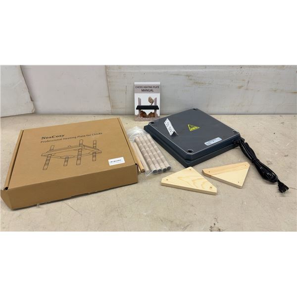New NesCozy PN-30 Professional Heating Plate for Chicks, 110V, 22W, with Adjustable Legs and Manual