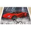 Image 5 : Snap-On Promotional Posters Featuring Futuristic Red Car, Set of Two, 22 x 17"