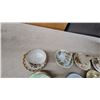 Image 5 : Collection of tenVintage Fine China Teacup and Saucer Sets with Floral Designs Ar.Albert Paragon