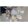 Image 8 : Collection of tenVintage Fine China Teacup and Saucer Sets with Floral Designs Ar.Albert Paragon