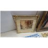 Image 2 : Assorted Picture Frames with Landscape and Floral Prints, Set of Four