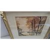Image 3 : Assorted Picture Frames with Landscape and Floral Prints, Set of Four