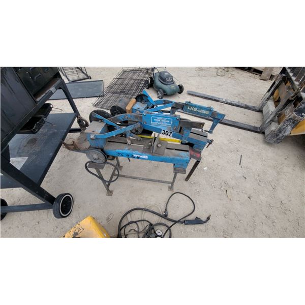 Kwik-Kut Model 16-KUT Power Hacksaw on Wheeled Stand 1 with Motor 1 No Motor 2x