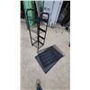 Image 1 : Black Metal Four-Tier Wire Display Rack and Collapsible Wire Pet Crate with Tray