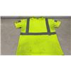 Image 8 : High-Visibility Safety Apparel Lot: Orange Mesh Vest, 4 Yellow and Black T-Shirts, Sz L?