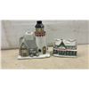 Image 12 : Christmas Village Collection with Ceramic Buildings, Train Set, Figurines, and More