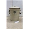 Image 1 : Sunburst Ceramics Ltd. 5-Gallon Stoneware Crock with Lid and Wire Bail Handles