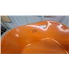 Image 3 : Orange Steel Wheelbarrow Tray, 3 Cubic Foot Capacity