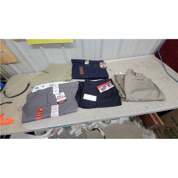 Dickies 874 craftsmanOriginal Fit Flex Work Pants in Grey, Black, Navy, and Khaki 5x New