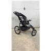 Image 1 : Baby Trend Expedition Jogger Stroller with Air Gear Ventilation, Black and Gray