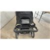 Image 4 : Baby Trend Expedition Jogger Stroller with Air Gear Ventilation, Black and Gray