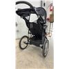Image 5 : Baby Trend Expedition Jogger Stroller with Air Gear Ventilation, Black and Gray
