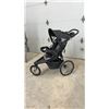 Image 6 : Baby Trend Expedition Jogger Stroller with Air Gear Ventilation, Black and Gray